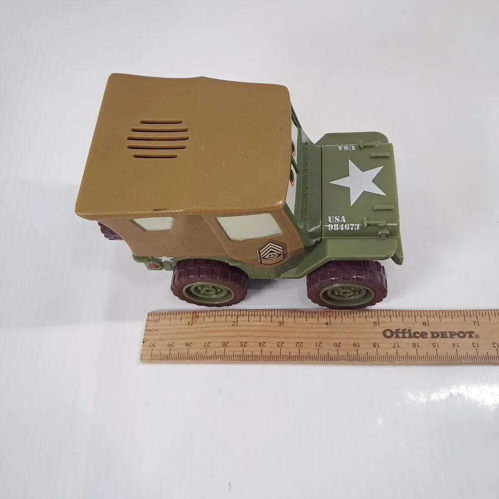Fisher Price Shake 'N Go! Disney Pixar Cars Sarge military truck jeep WORKS